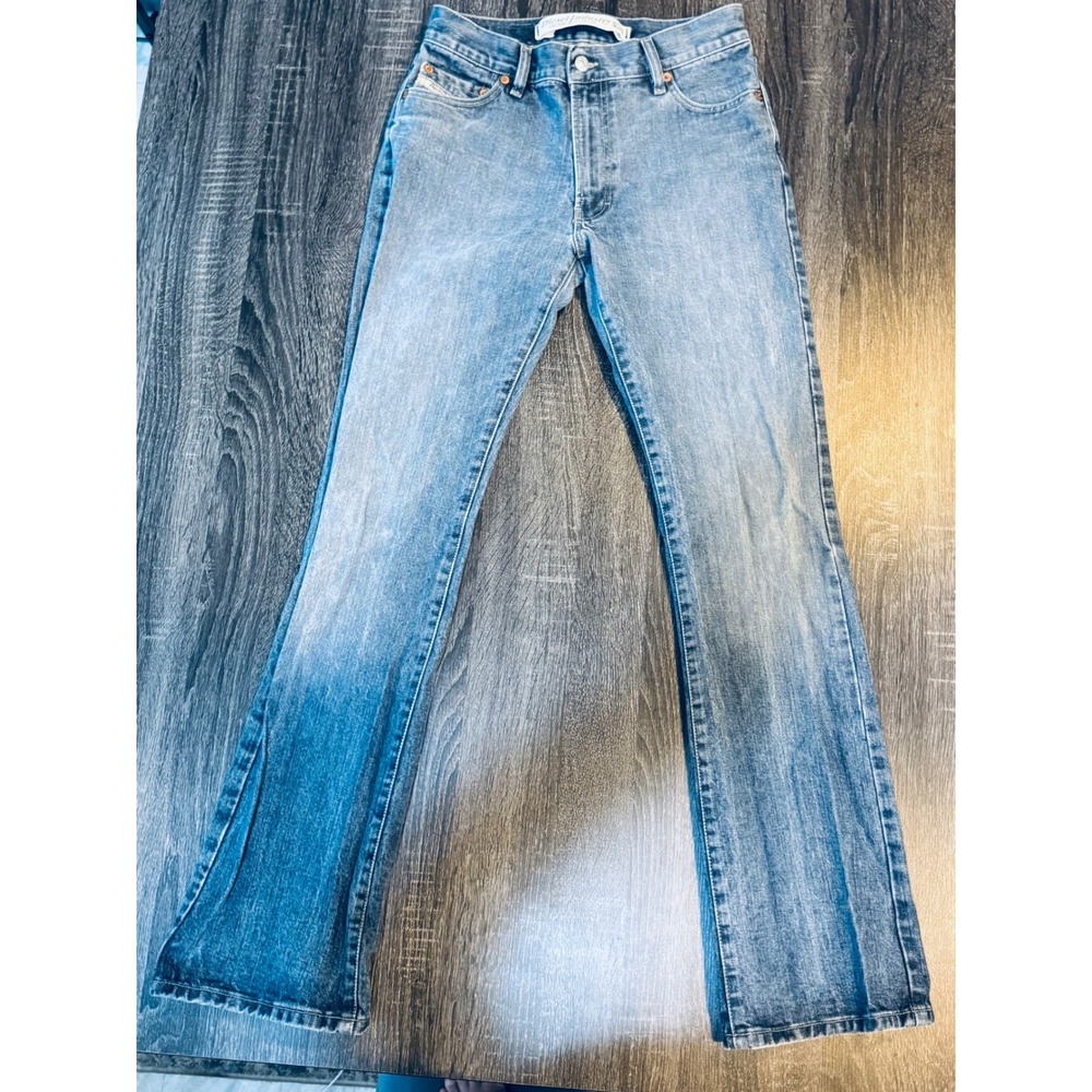 Vintage Y2K Diesel Fanker Jeans Made in Italy SZ 28x32 Light Wash Bootcut 2001